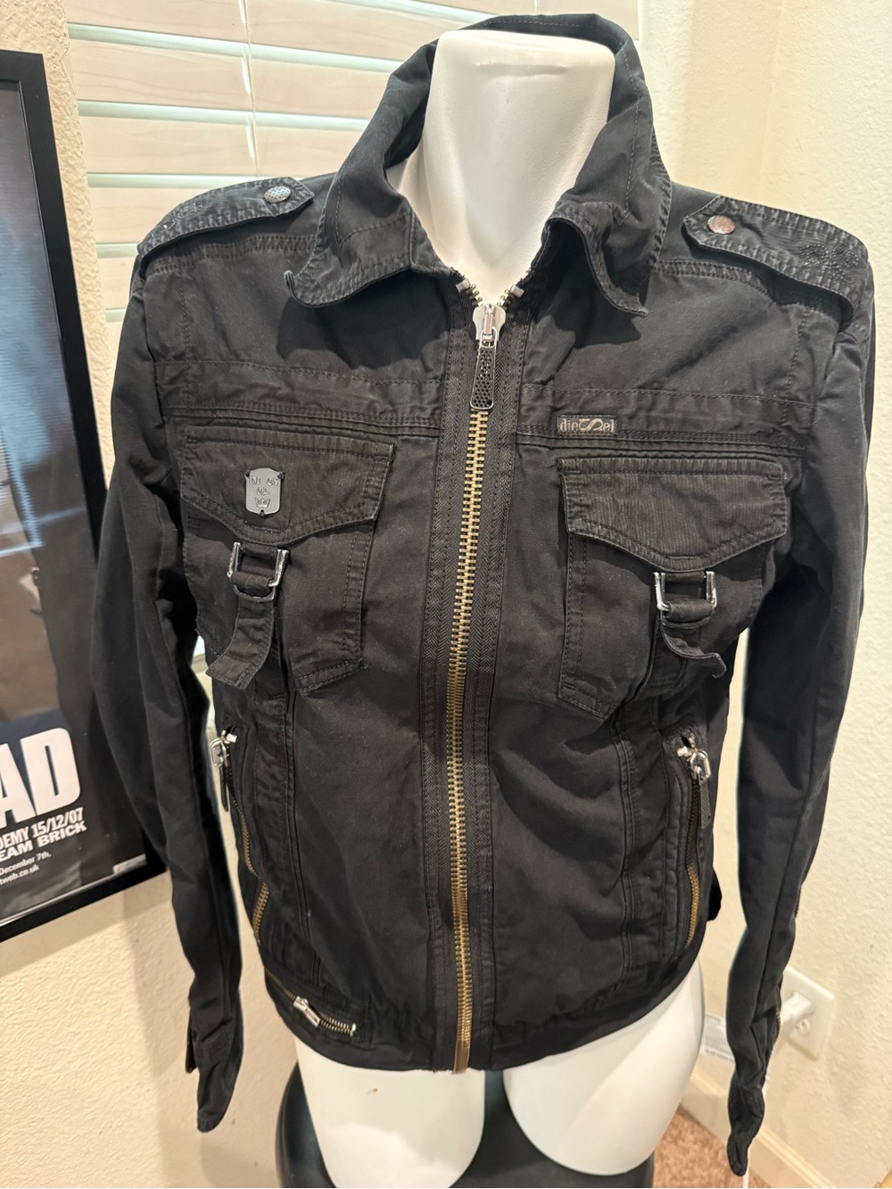 Diesel Panther Fighter Squadron zipper jacket